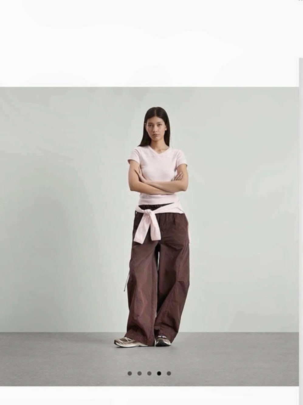 Damson Madder Liv Barrel Leg Trousers - Picture 2 of 4